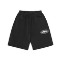 ISLAND PUFF PRINT SWEATSHORT [BLACK]