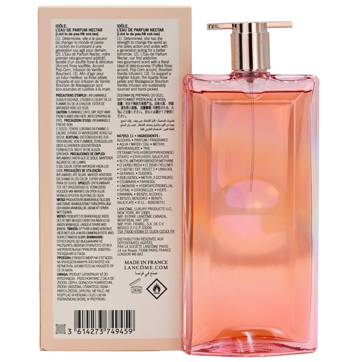 Idole Nectar by Lancome perfume for her EDP lumineuse 1.7 oz New in Box