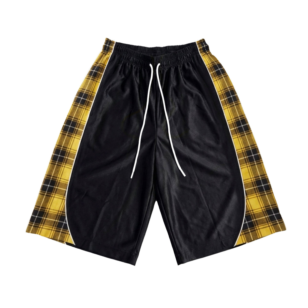 Plaid Baggy Basketball Shorts