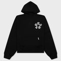 Initial Star Hoodie - Jet Black