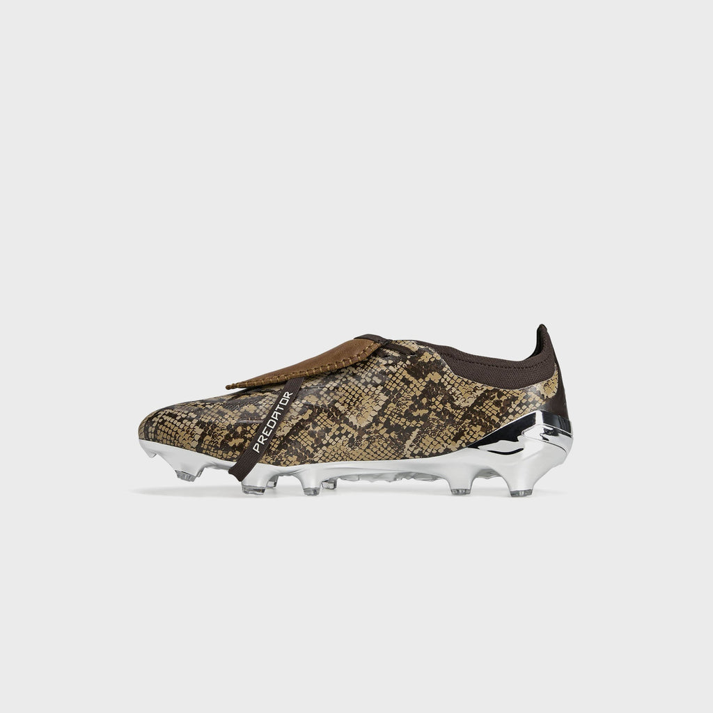 adidas x Wales Bonner Predator Elite FT FG - Linen Khaki / Silver Metallic / Wonder White