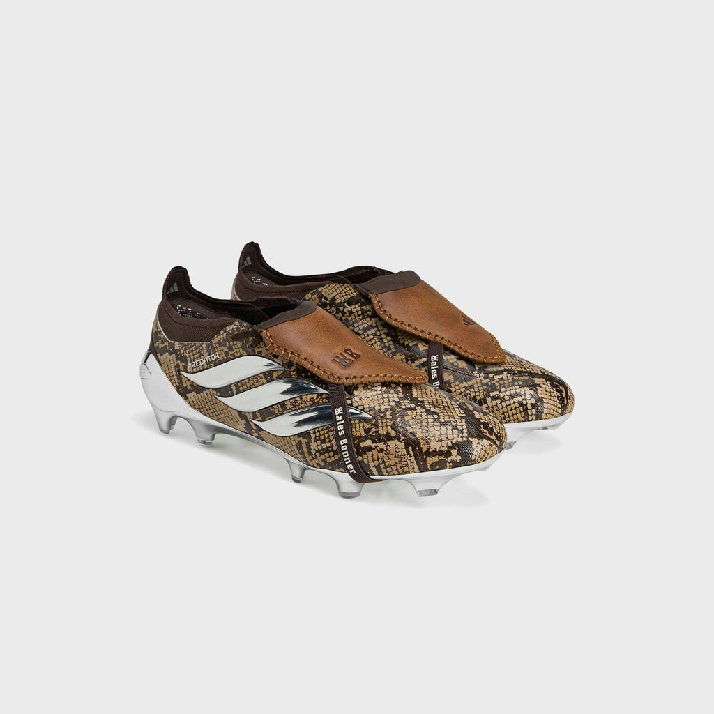 adidas x Wales Bonner Predator Elite FT FG - Linen Khaki / Silver Metallic / Wonder White