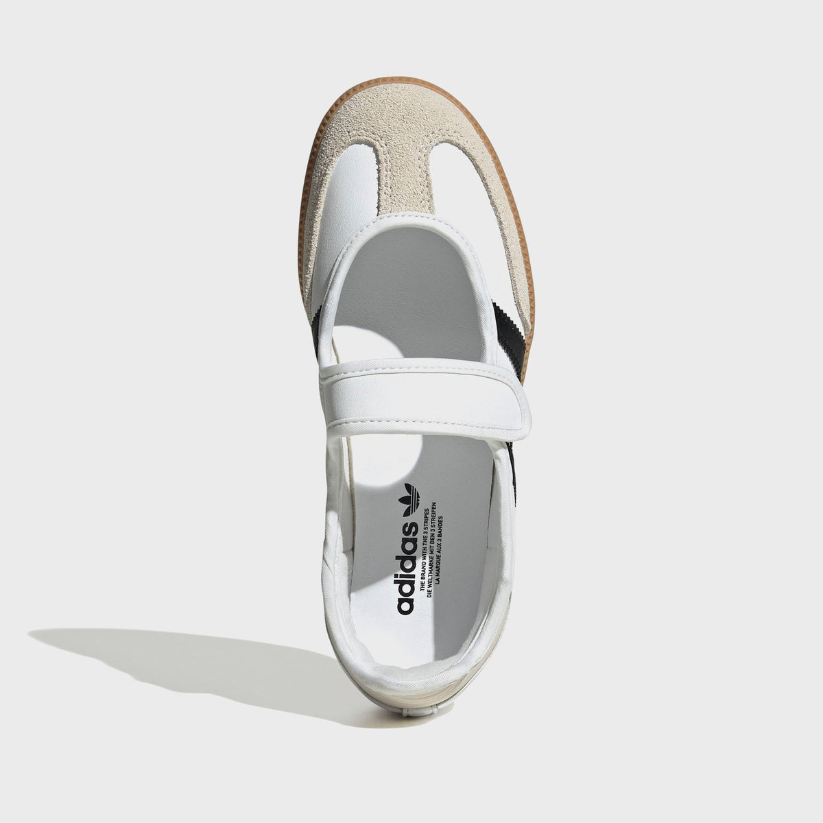 adidas J Samba Jane  - White / Alumina / Core Black