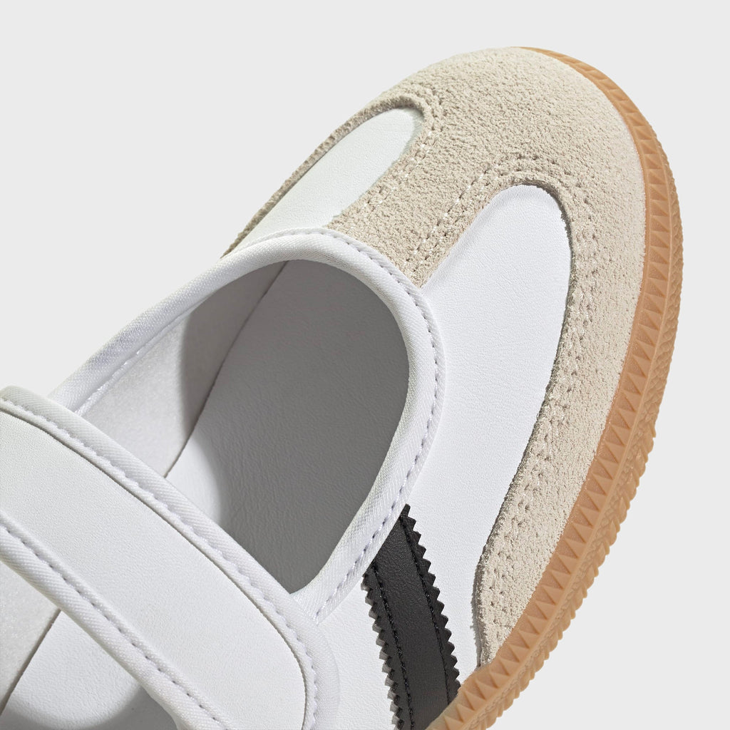 adidas J Samba Jane  - White / Alumina / Core Black