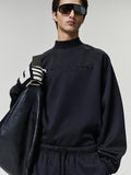 Tricot 90s Relaxed Long Sleeve Mock Neck