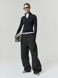 Womens Half Zip Mockneck
