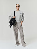 Womens Slim Panelled Rib Pant