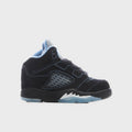 Air Jordan 5 Retro 'Black Carolina' (TD) - Black/Multi