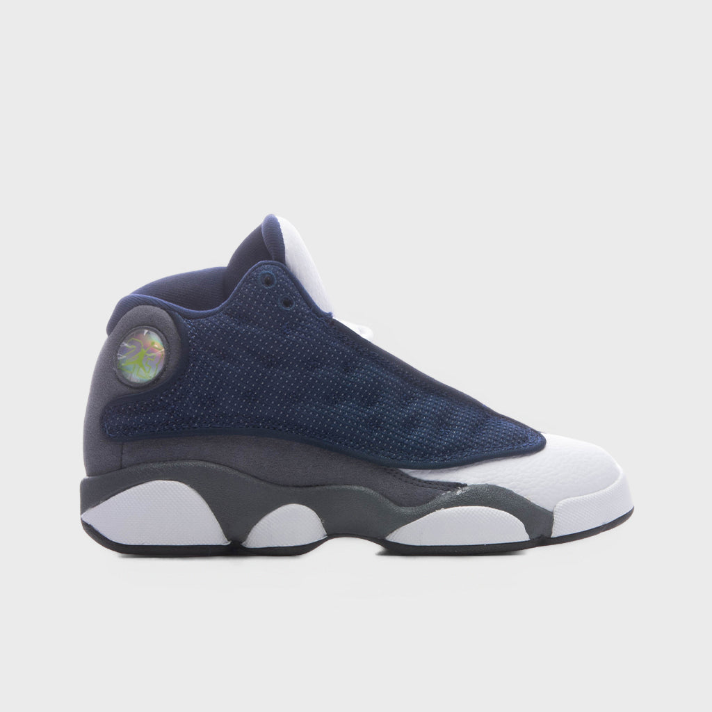 Air Jordan 13 Retro 'Flint' (PS) - Navy/University Blue/Flint Grey/White