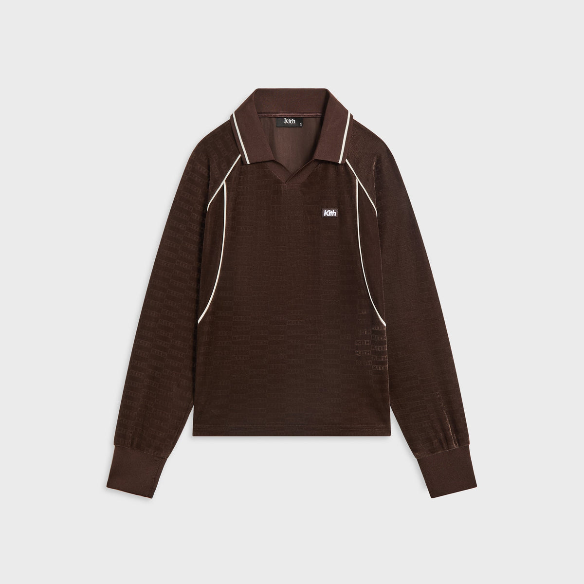 Kith Kids Monogram Velour Soccer Jersey - Kindling