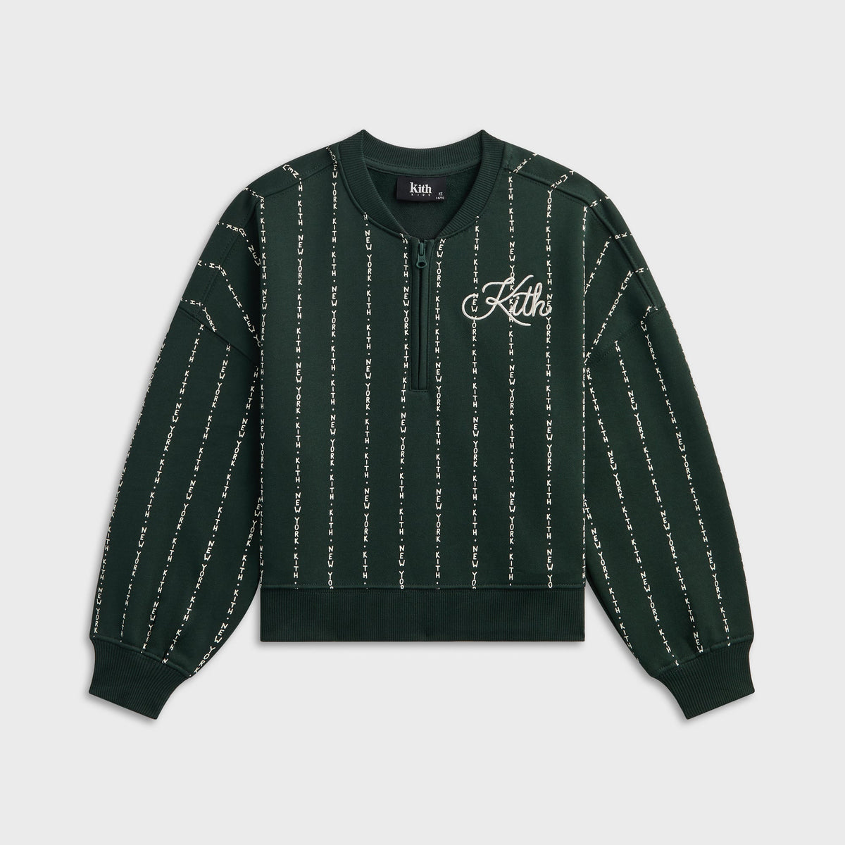 Kith Kids Quarter Zip Sweatshirt - Stadium