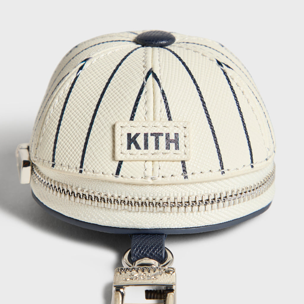 Kith for the New York Yankees Baseball Cap Leather Pouch - Sandrift