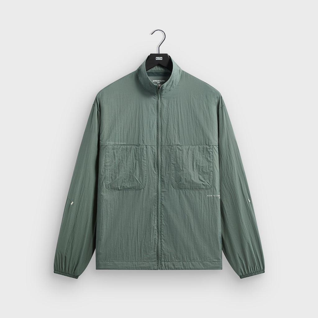 Kith Packable Aero Full Zip Jacket - Court