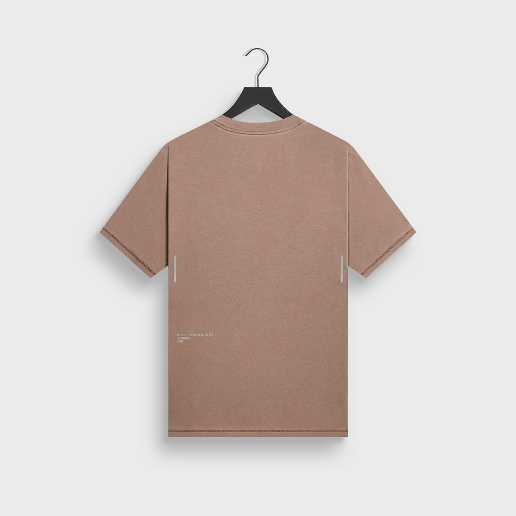 Kith Garment-Dyed Heathrow Tee - Henna