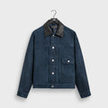 Kith Suede Alonzo Jacket - Blue Heron