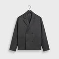 Kith Double Weave Raya Blazer - Dark Heather Grey