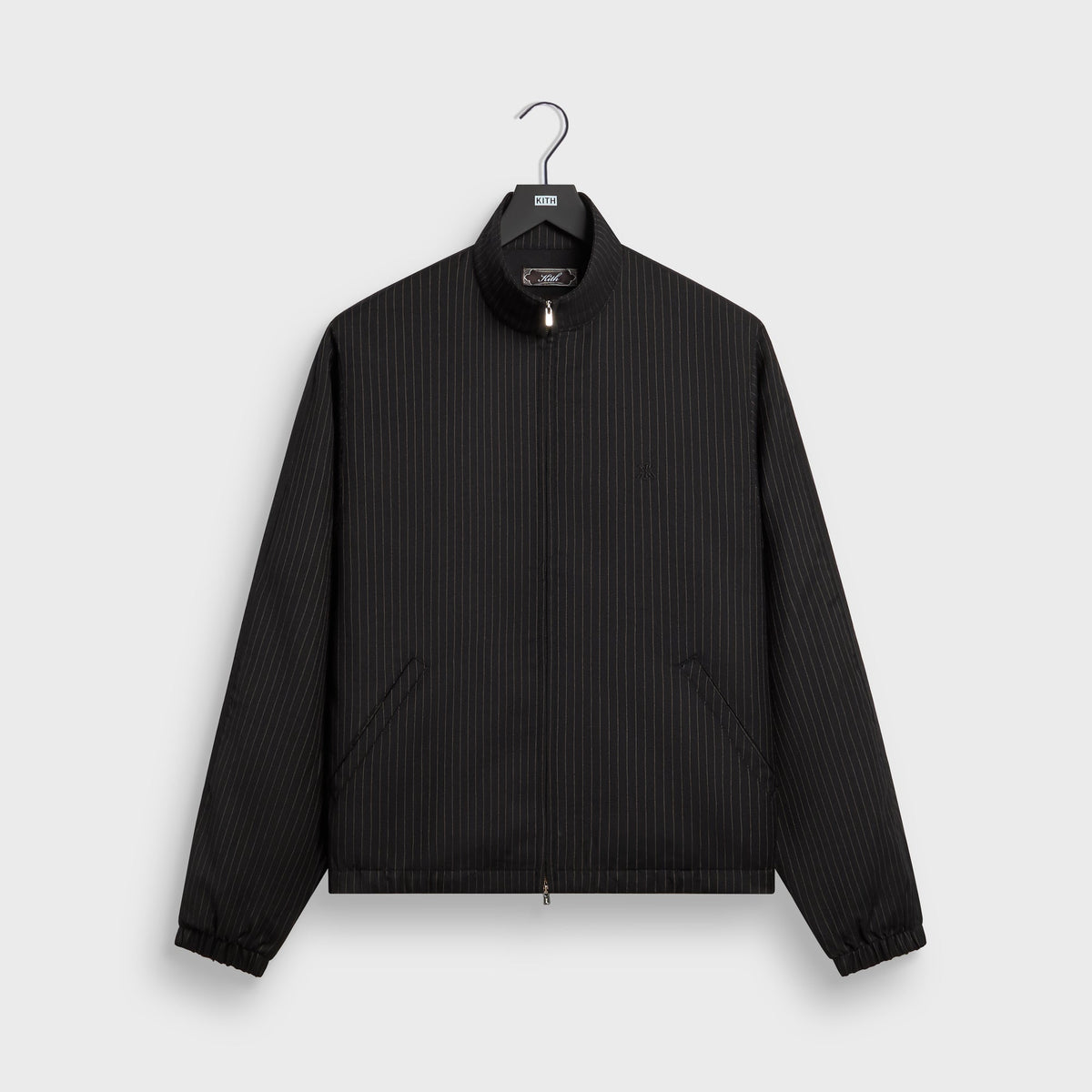 Kith Pinstripe Rui Track Jacket - Black