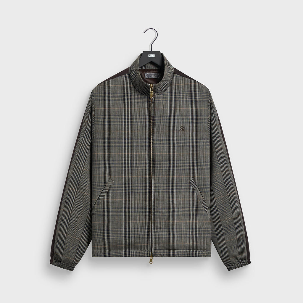 Kith Glen Plaid Rui Track Jacket - Ember