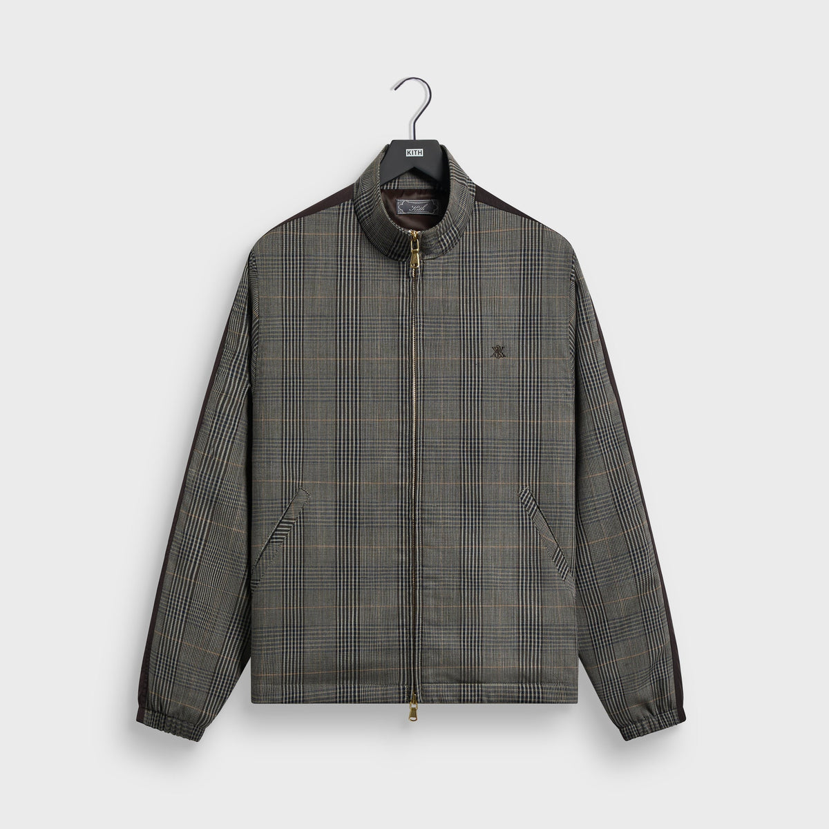 Kith Glen Plaid Rui Track Jacket - Ember