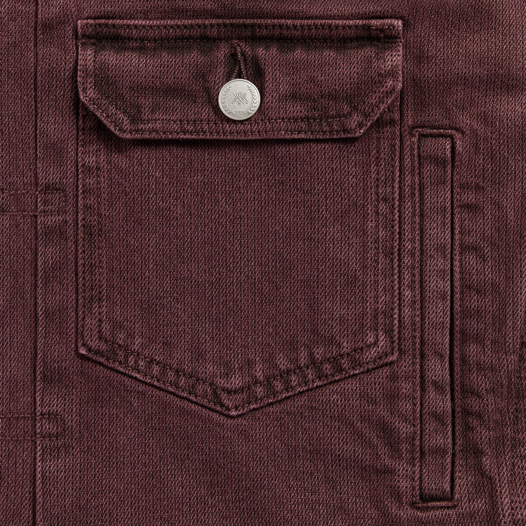 Kith Herringbone Denim Alonzo Jacket - Rich