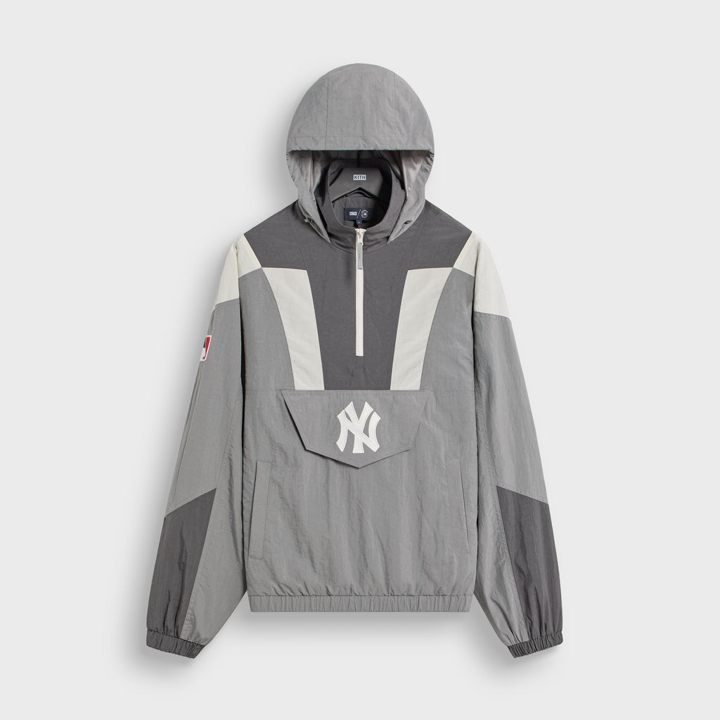 Kith for the New York Yankees Nylon Dante Pullover Jacket - Skyscraper