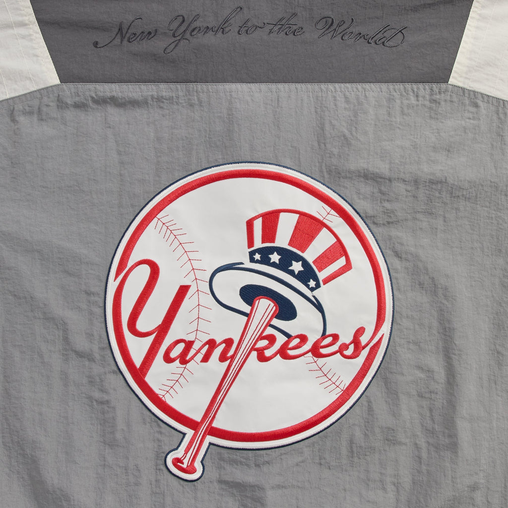 Kith for the New York Yankees Nylon Dante Pullover Jacket - Skyscraper