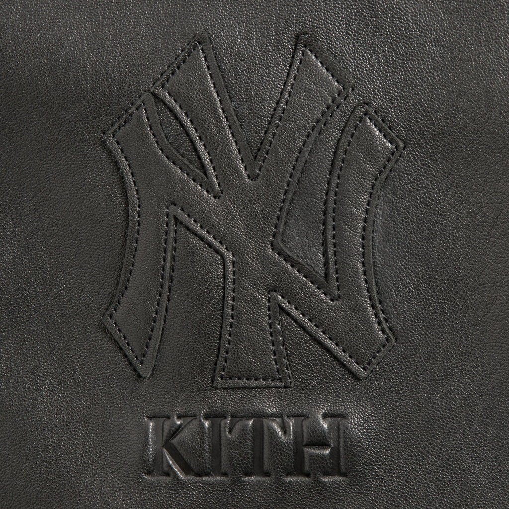 Kith for the New York Yankees Leather Ames Jacket - Black