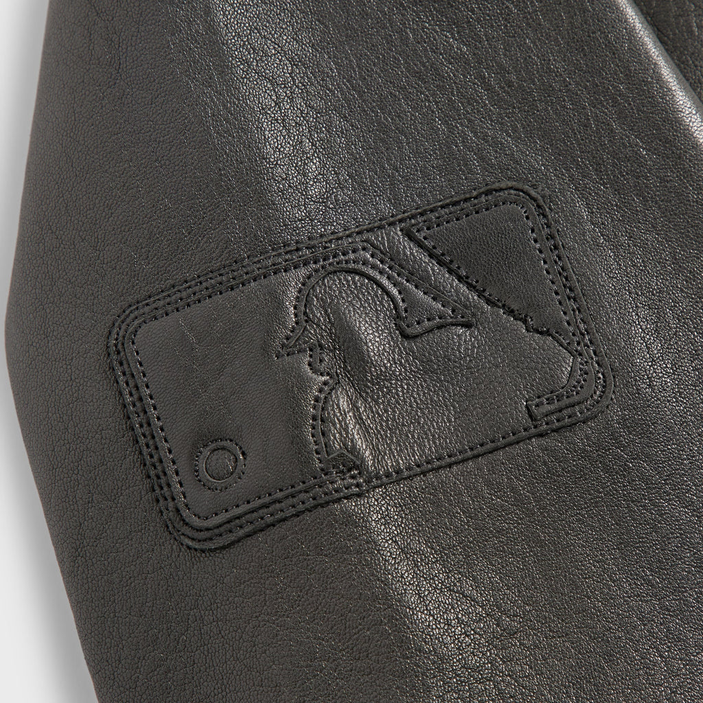 Kith for the New York Yankees Leather Ames Jacket - Black