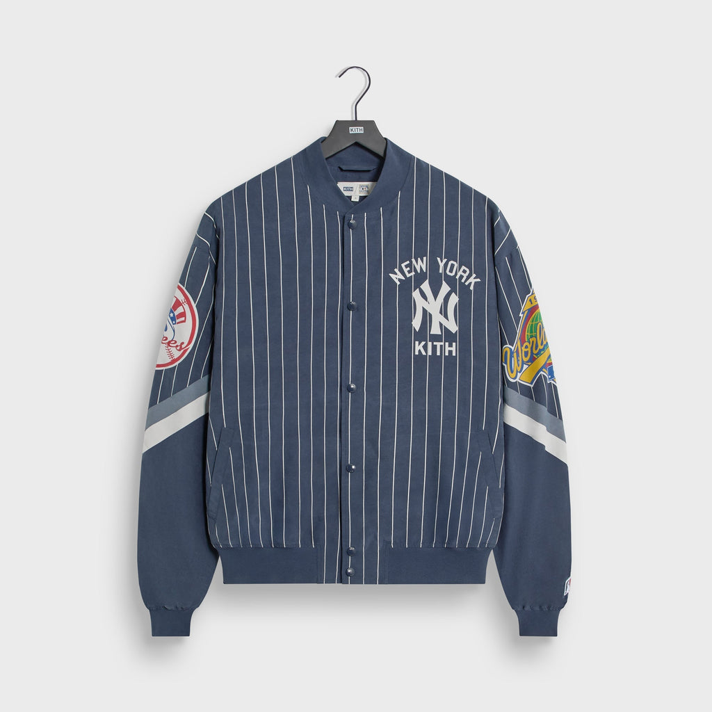 Kith for the New York Yankees Cupro Ferris Jacket - Nocturnal