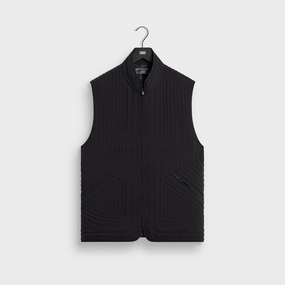 Kith Quilted Nylon Lorenzo Vest - Black