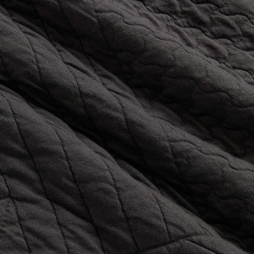 Kith Quilted Interlock Denis Pullover - Carbon