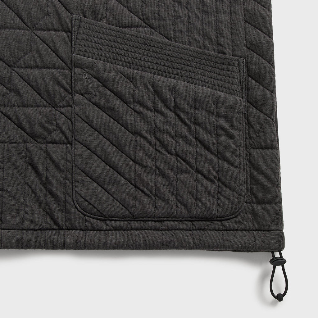 Kith Quilted Interlock Denis Pullover - Carbon