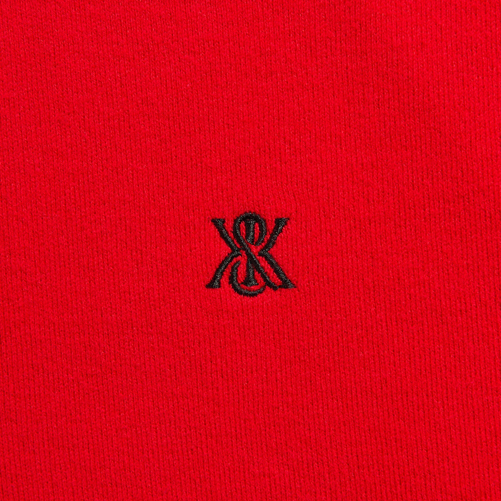 Kith Compact Cotton Knit Javier Quarter Zip Pullover - Fame