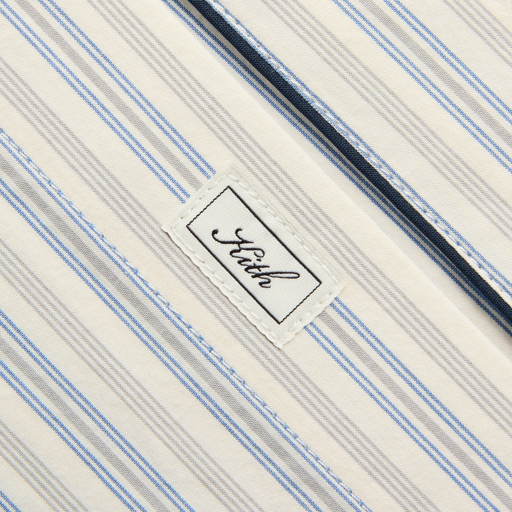 Kith Striped Poplin Georgie Shirt - Sandrift
