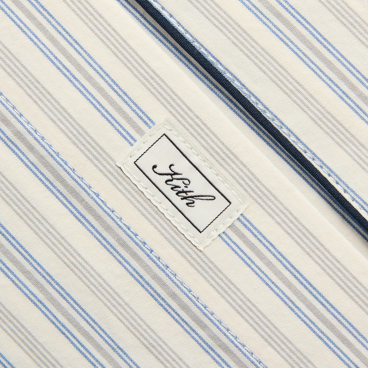 Kith Striped Poplin Georgie Shirt - Sandrift