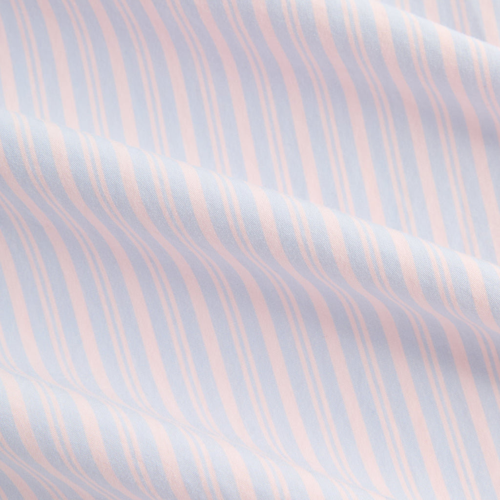 Kith Striped Poplin Georgie Shirt - Hydrangea