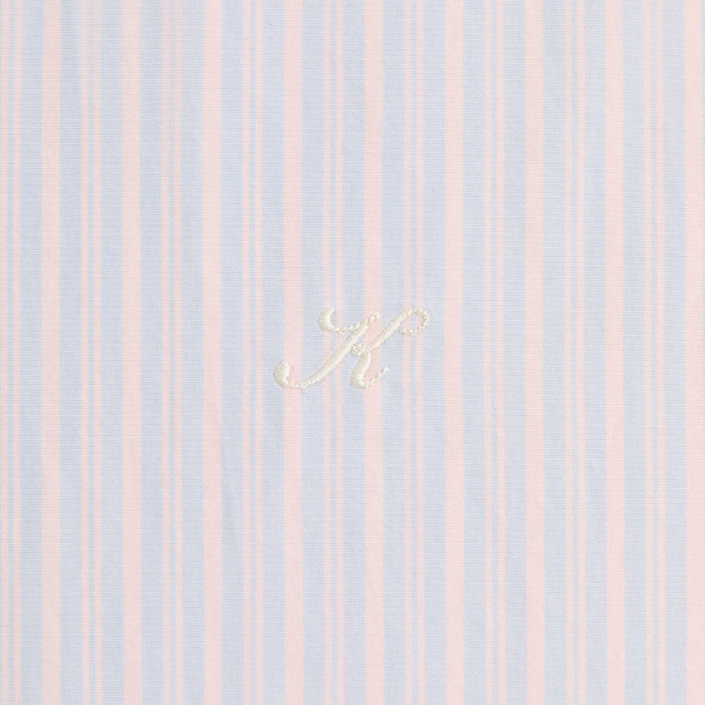 Kith Striped Poplin Georgie Shirt - Hydrangea