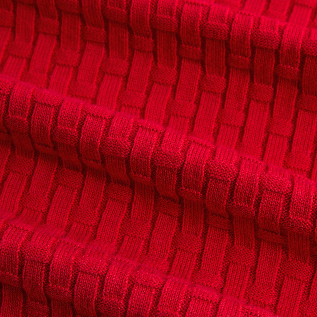 Kith Basketweave Tilden Crewneck Sweater - Fame
