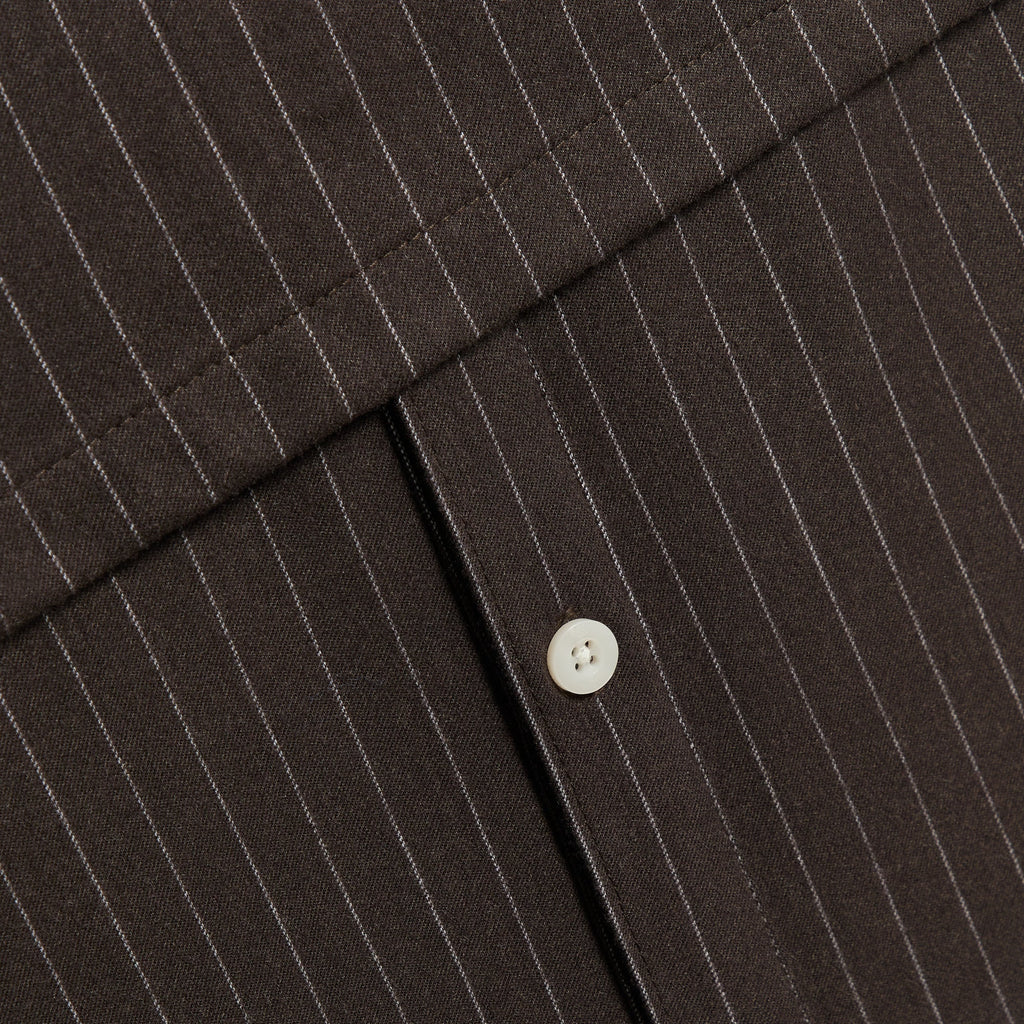 Kith Pinstripe Flannel Tamlin Buttondown Shirt - Clever