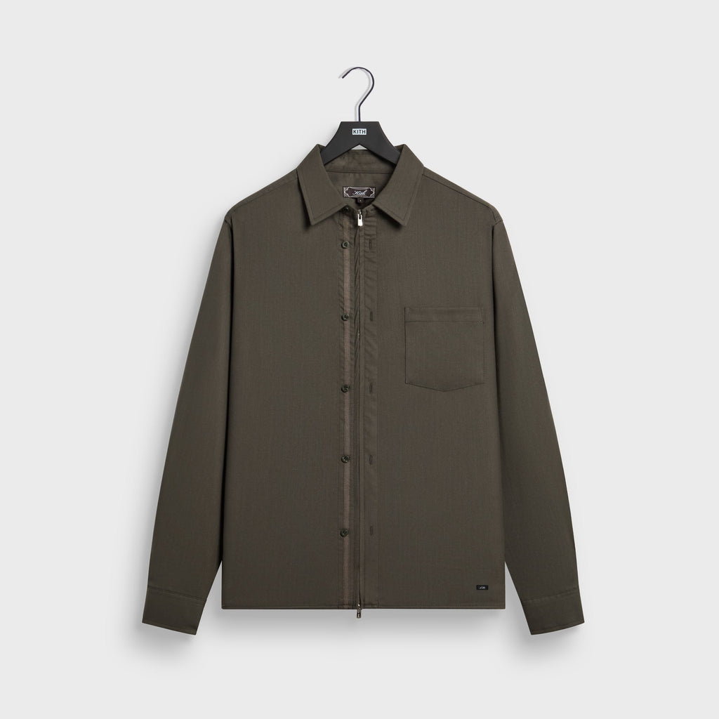 Kith Flannel Lorcan Shirt - Cypress