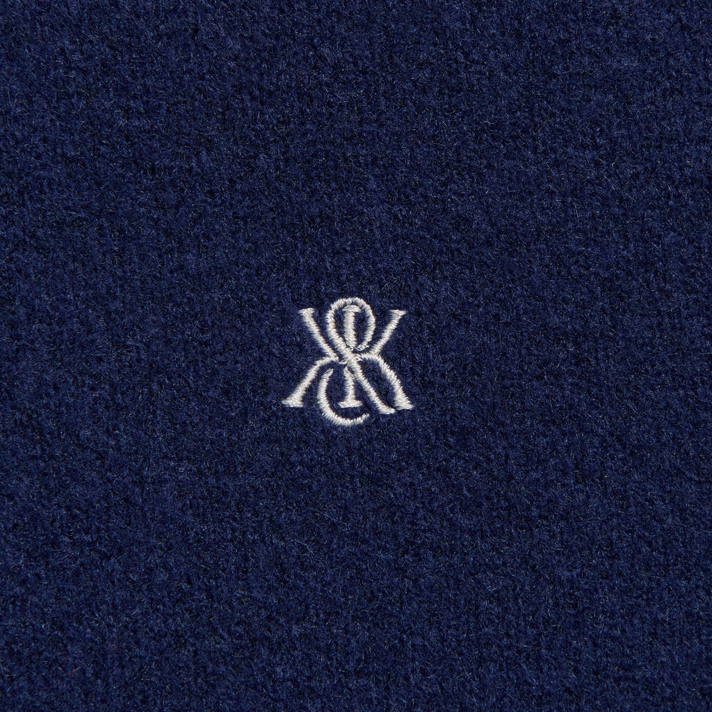 Kith Boucle Heath V-Neck Sweater Vest - Nocturnal