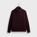 Kith Boucle Plaid Boxy Collared Overshirt - Essence