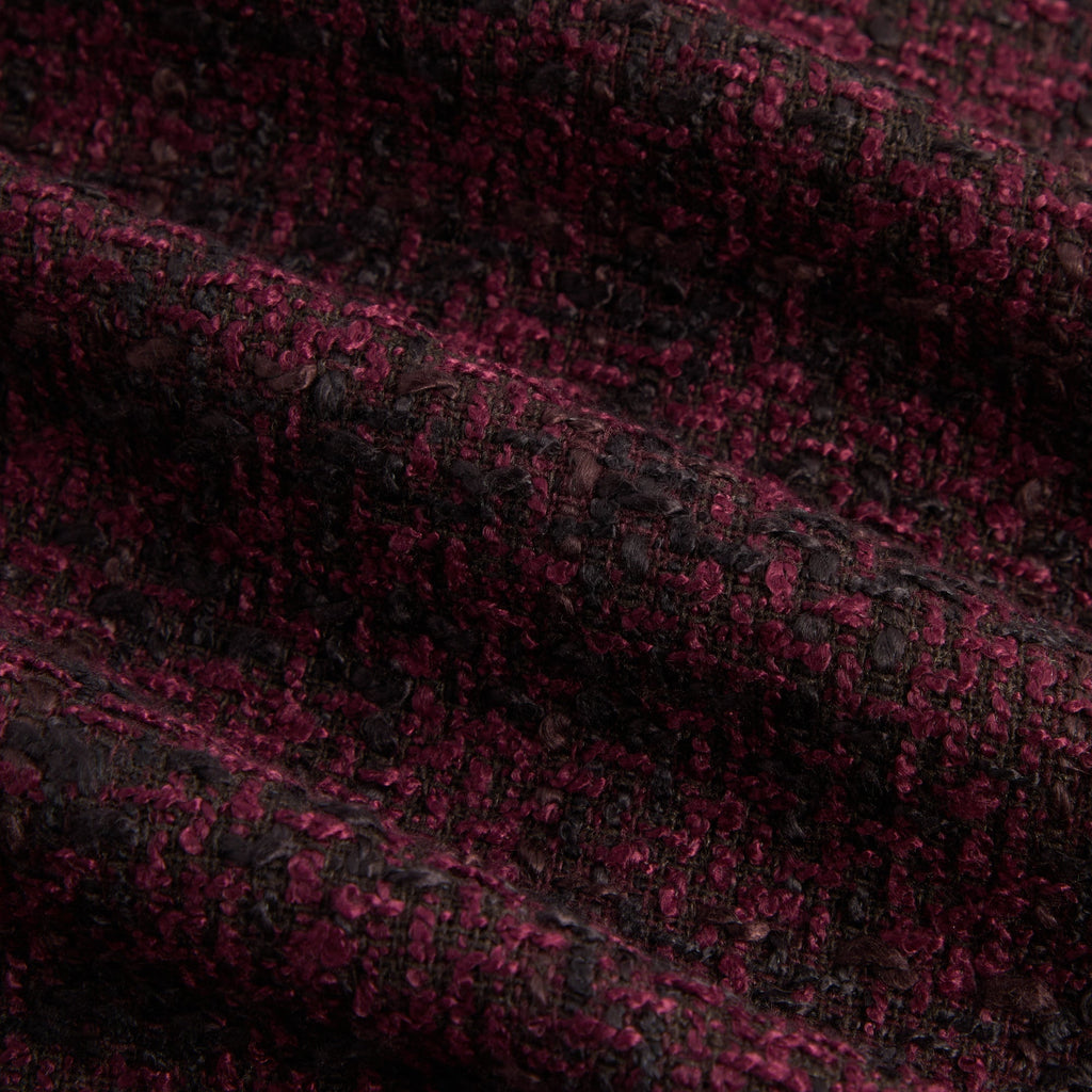 Kith Boucle Plaid Boxy Collared Overshirt - Essence