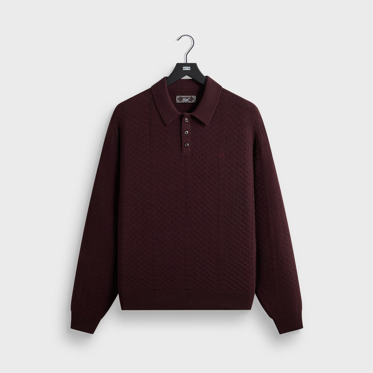 Kith Long Sleeve Tilden Pullover - Incognito