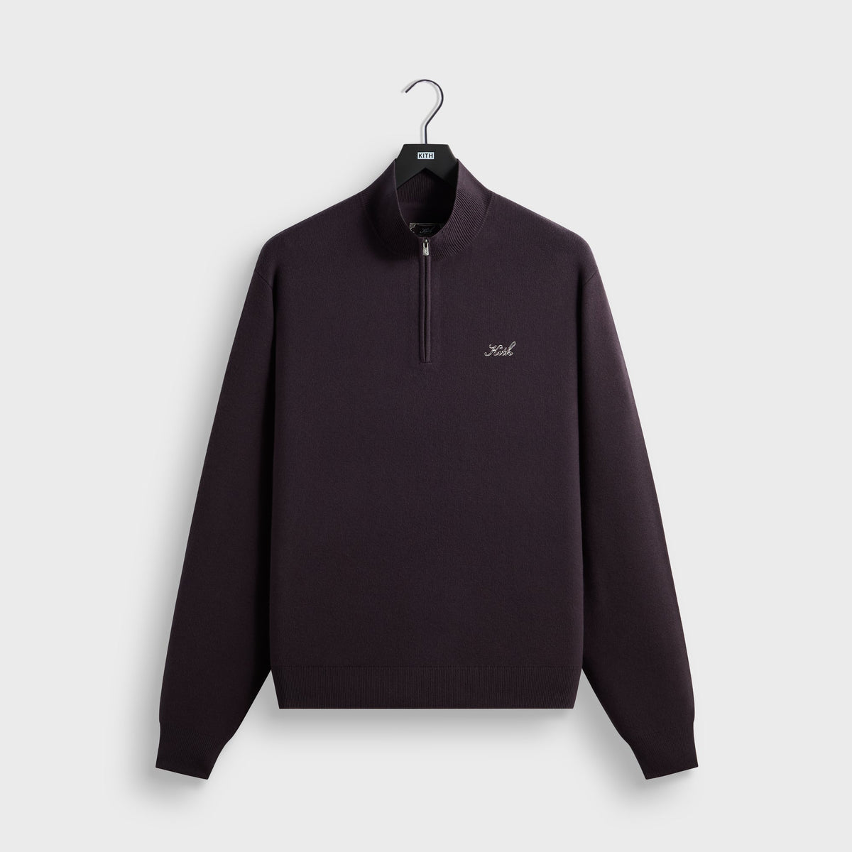 Kith Harmon Quarter Zip Mock Neck - Carbon