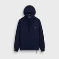Kith Indigo Fleece Cropped Camden Hoodie - Raw Indigo