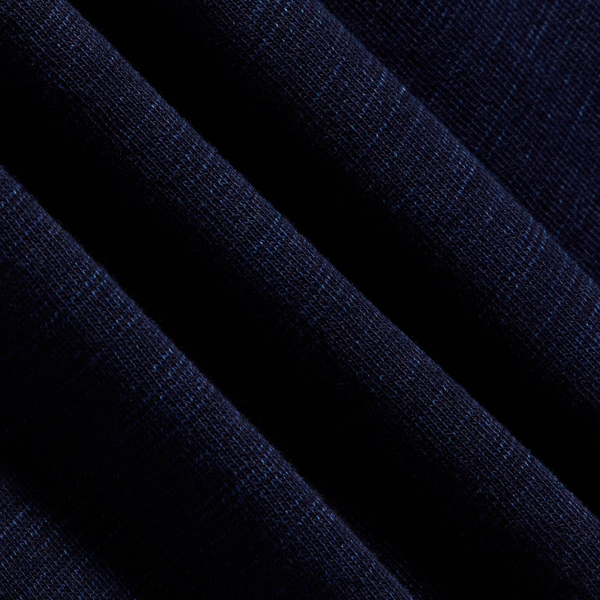 Kith Indigo Fleece Cropped Camden Hoodie - Raw Indigo