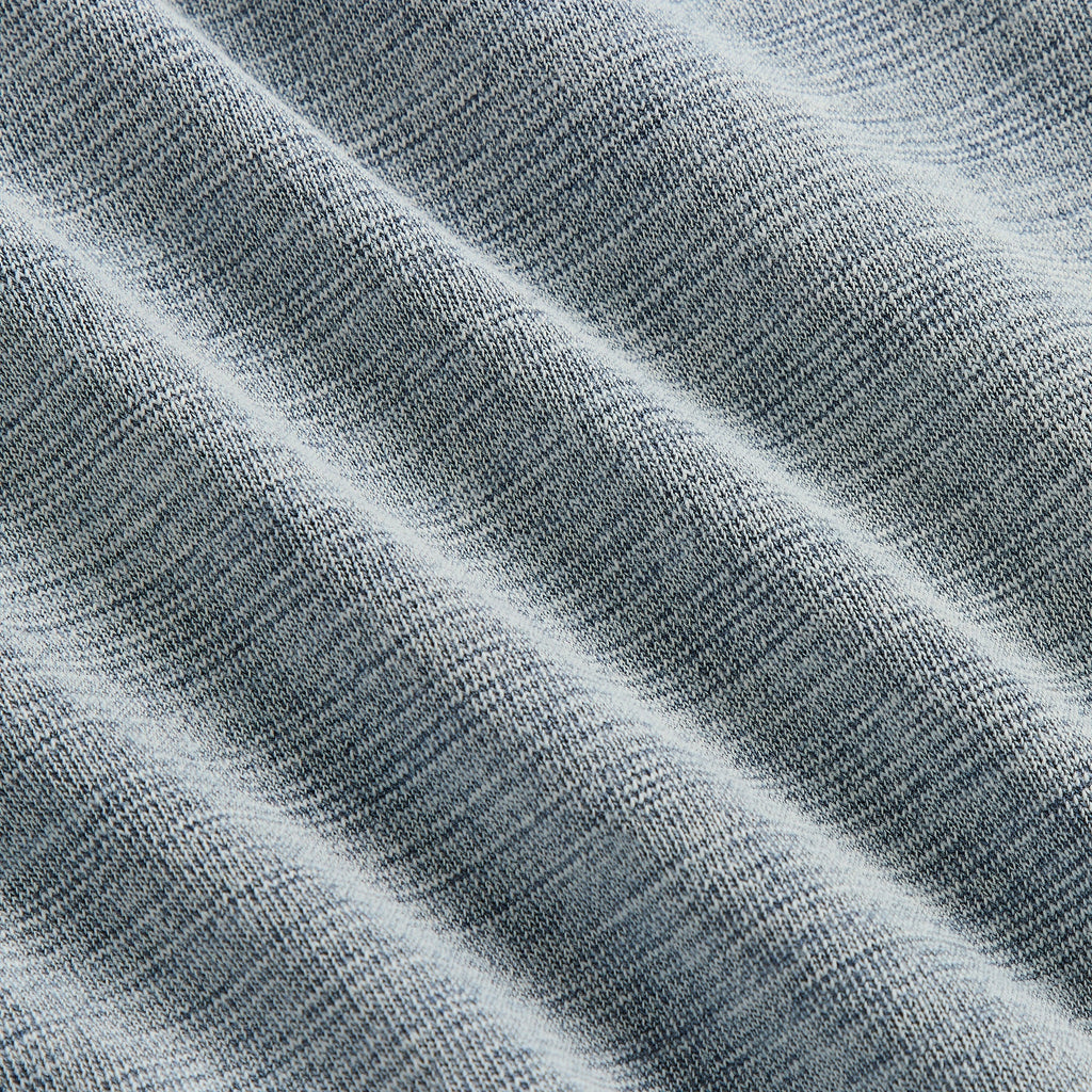 Kith Indigo Fleece Linus Full Zip Crewneck - Light Indigo