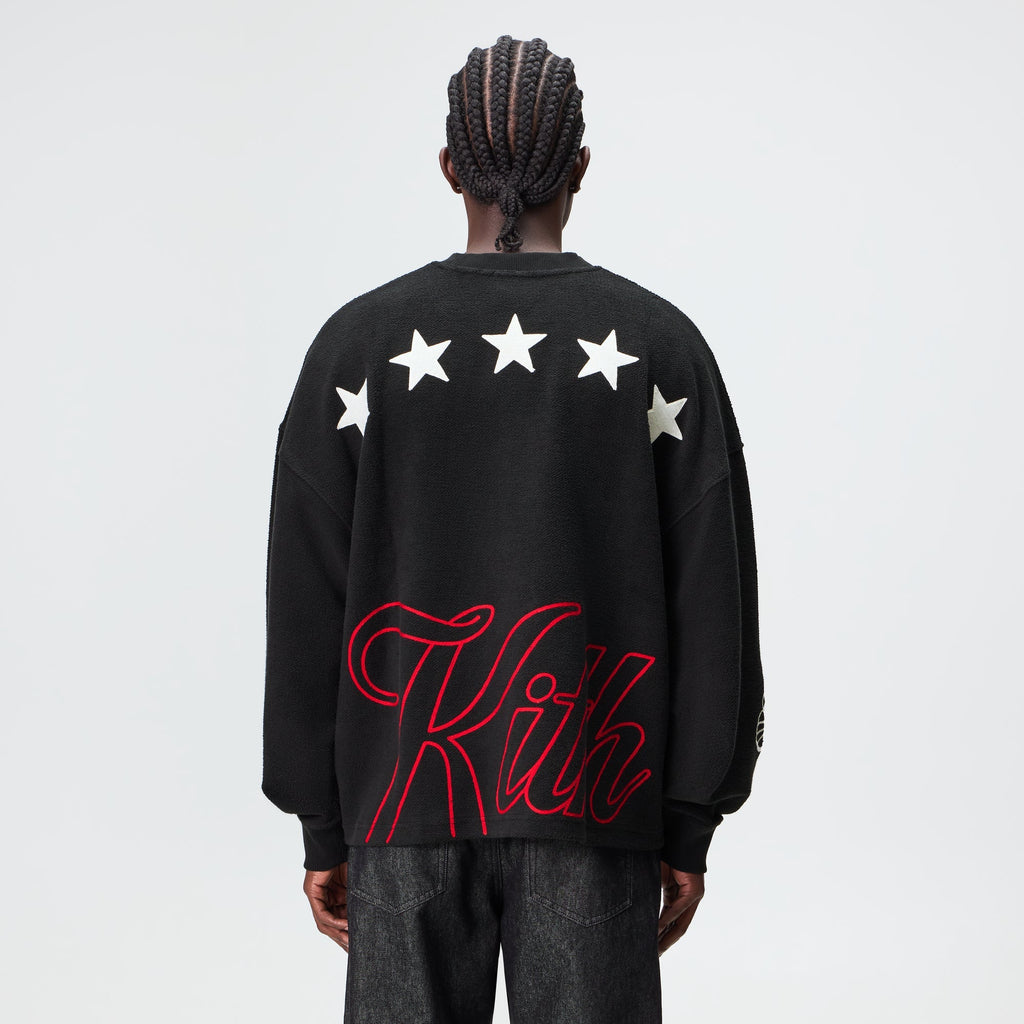 Kith Varsity Lawson Crewneck - Black