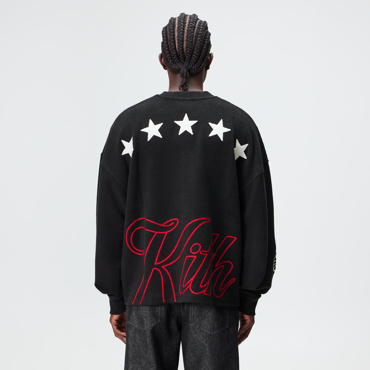 Kith Varsity Lawson Crewneck - Black